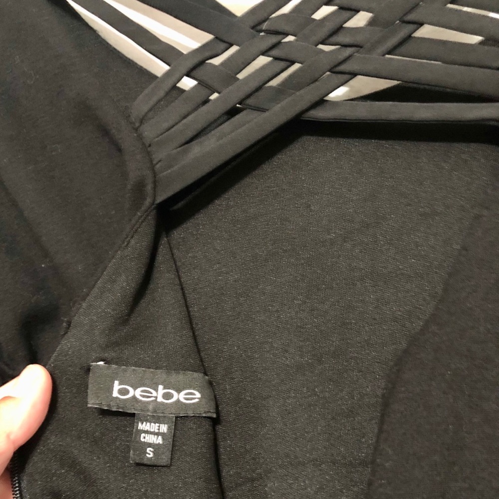 BeBe Black Long sleeve Dress - Picture 5 of 7